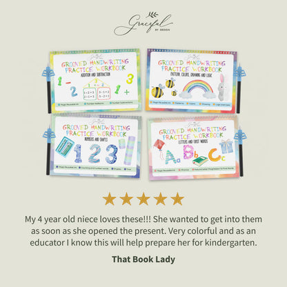 Reusable Grooved Handwriting Workbook for Kids