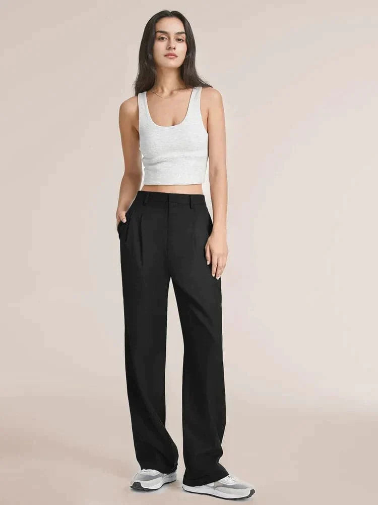 Wide Leg Tailored Pants